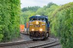 CSX 739 leads I022 (Syracuse to Worcester) east at CP-60
